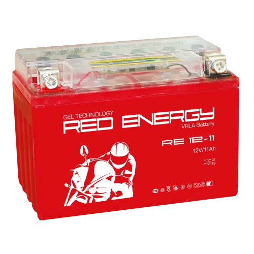 Аккумулятор RED ENERGY AGM 11 Ач, 220 А, 12 v, Прямая L+ (1) фото