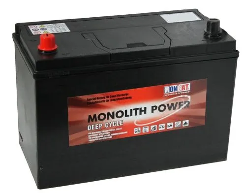 Аккумулятор MONBAT DEEP CYCLE AGM 90 Ач, 12 v, Обратная R+ (0) фото