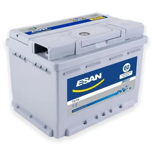 Фото Аккумулятор ESAN 60 Ач, 540 А, 12 v, Обратная R+ (0), DIN L2, B13