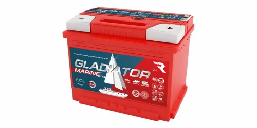 Фото Аккумулятор GLADIATOR Marine EFB 60 Ач, 600 А, 12 v, Обратная R+ (0)