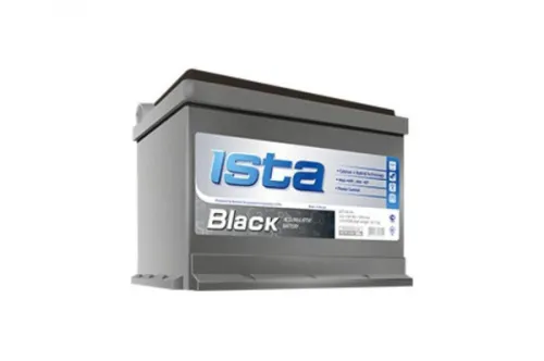 Фото Аккумулятор ISTA Black 75 Ач, 700 А, 12 v, Обратная R+ (0), DIN L4, B13