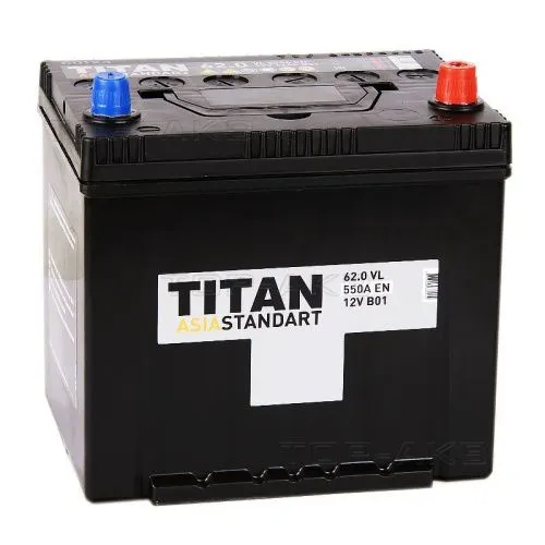 Аккумулятор TITAN ASIA 62 R+