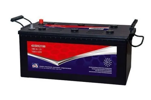 Аккумулятор AD 135 Ач, 1000 А, 12 v, Обратная L+ (3) euro, D4 (A), B00 фото