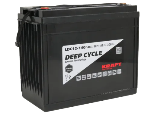 Аккумулятор KRAFT Traction Line AGM C20 148 Ач, 12 v, Прямая L+ (1) фото