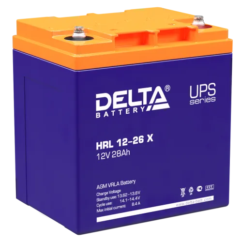 Аккумулятор DELTA HRL-X AGM 28 Ач, 12 v, Обратная R+ (0) фото