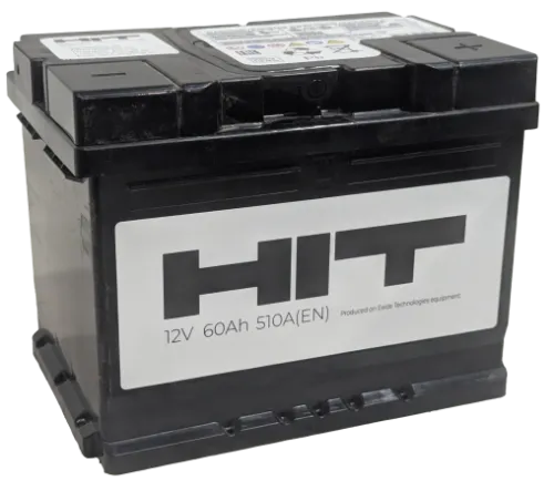 Фото Аккумулятор HIT 60 Ач, 510 А, 12 v, Обратная R+ (0), DIN L2, B13