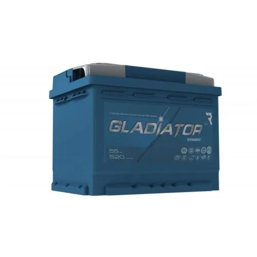 Фото Аккумулятор GLADIATOR Dynamic 60 Ач, 560 А, 12 v, Обратная R+ (0), DIN L2, B13