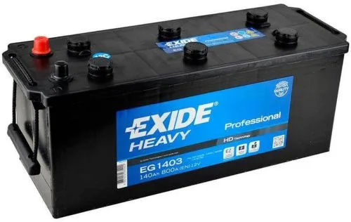 Аккумулятор EXIDE Professional 140 Ач, 800 А, 12 v, Обратная L+ (3) euro, D4 (A), B00 фото