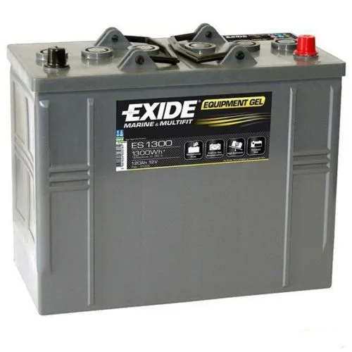 Аккумулятор EXIDE Equipment GEL AGM 120 Ач, 12 v, Обратная L+ (3) euro, BCI31, B00 фото