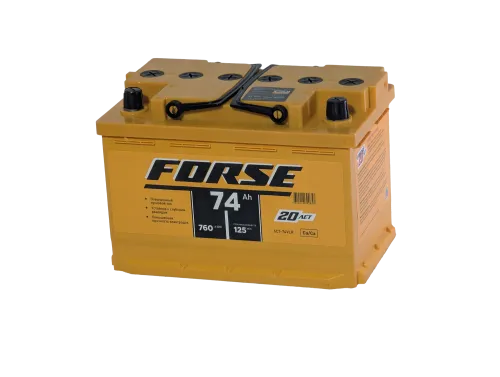 Фото Аккумулятор FORSE 74 Ач, 760 А, 12 v, Обратная R+ (0), DIN L3, B13