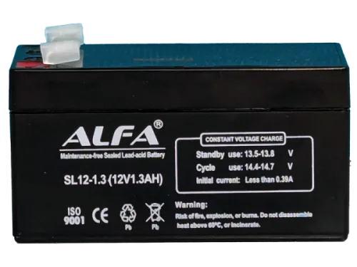 Аккумулятор ALFA UPS AGM 1.3 Ач, 12 v, Обратная R+ (0) фото