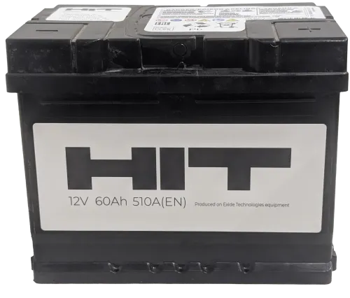 Фото Аккумулятор HIT 60 Ач, 510 А, 12 v, Обратная R+ (0), DIN L2, B13