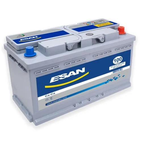 Фото Аккумулятор ESAN 100 Ач, 800 А, 12 v, Обратная R+ (0), DIN L5, B13