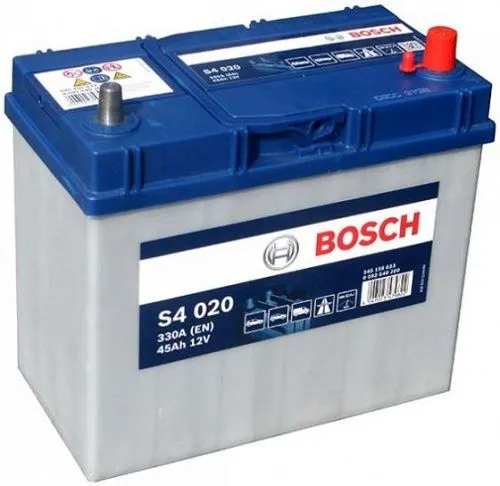 Аккумулятор BOSCH S4 020 545 155 033 (45) R+