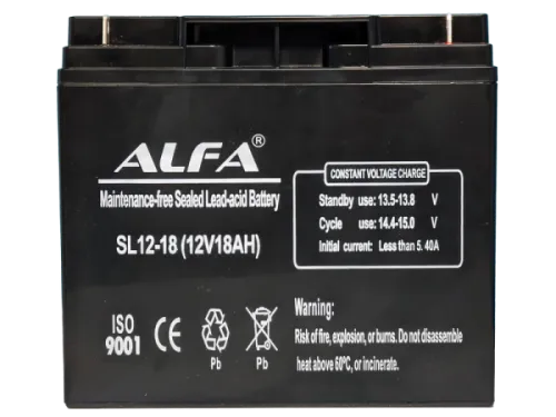 Аккумулятор ALFA UPS AGM 18 Ач, 12 v, Обратная R+ (0) фото