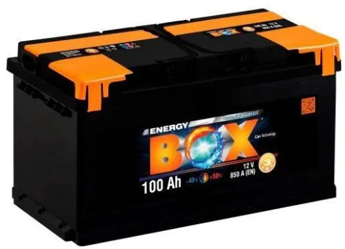 Фото Аккумулятор ENERGY BOX 100 Ач, 850 А, 12 v, Прямая L+ (1), DIN L5, B13