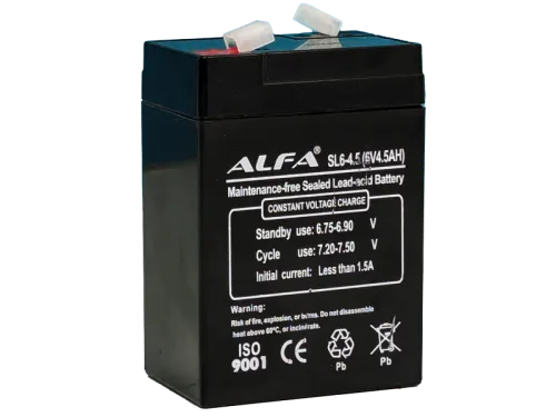 Аккумулятор ALFA UPS AGM 5 Ач, 6 v, Универсальная (9) фото