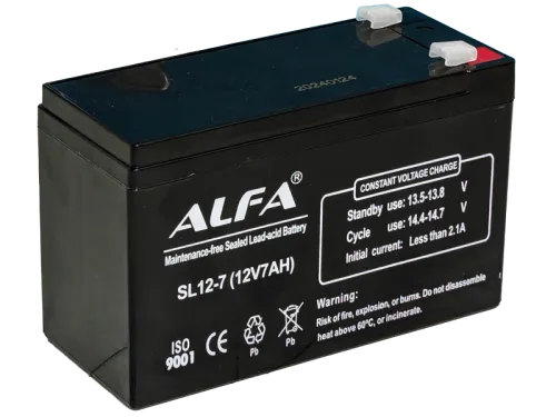 Аккумулятор ALFA UPS AGM 7 Ач, 12 v, Прямая L+ (1) фото
