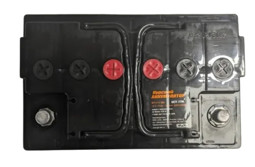 Фото Аккумулятор КУРСКИЙ АККУМУЛЯТОР 77 Ач, 670 А, 12 v, Прямая L+ (1), DIN L3, B13