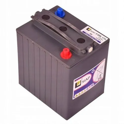 Аккумулятор SIAP 3 AGM 195 Ач, 6 v, Обратная R+ (0) фото