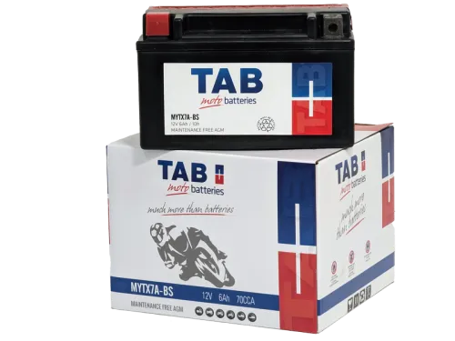 Аккумулятор TAB YTX7A-BS 6 Ач, 85 А, 12 v, Прямая L+ (1) фото