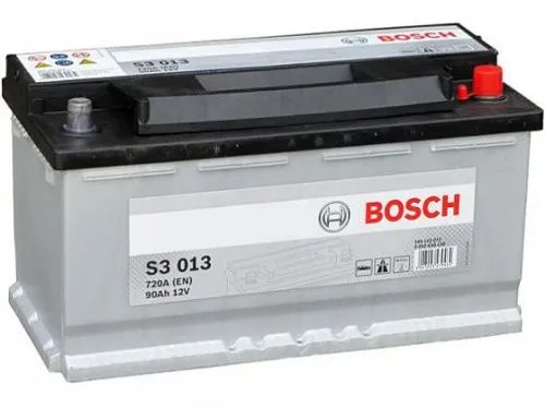 Фото Аккумулятор BOSCH S3 90 Ач, 720 А, 12 v, Обратная R+ (0), DIN L5, B13