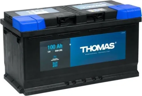 Фото Аккумулятор THOMAS 100 Ач, 830 А, 12 v, Обратная R+ (0), DIN L5, B13