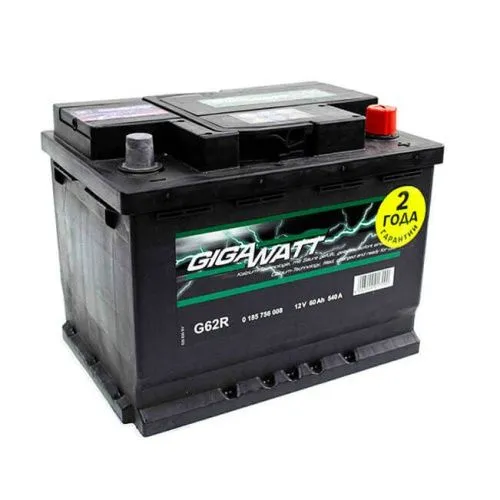 Аккумулятор GIGAWATT 60 R+ НИЗКИЙ