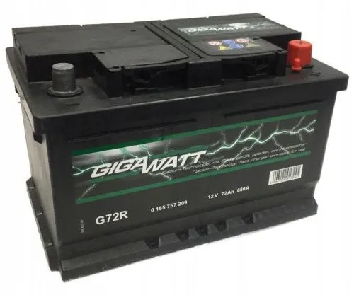 Аккумулятор GIGAWATT 72 R+