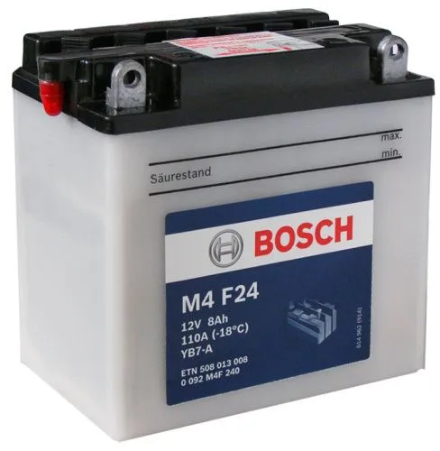 Аккумулятор BOSCH M4 8 Ач, 110 А, 12 v, Прямая L+ (1) фото