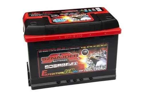 Фото Аккумулятор SZNAJDER Special AGM 70 Ач, 760 А, 12 v, Обратная R+ (0), DIN L3, B13