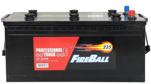 Аккумулятор FIREBALL 225 Ач, 1350 А, 12 v, Обратная L+ (3) euro, D6 (C), B00 фото
