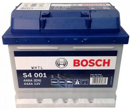 Фото Аккумулятор BOSCH S4 44 Ач, 440 А, 12 v, Обратная R+ (0), DIN LB1, B13