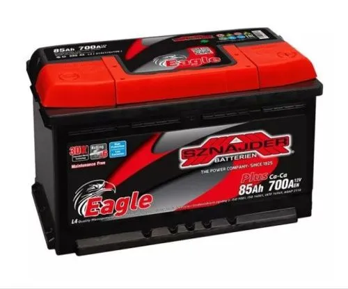 Фото Аккумулятор SZNAJDER Plus 85 Ач, 700 А, 12 v, Обратная R+ (0), DIN L4, B13