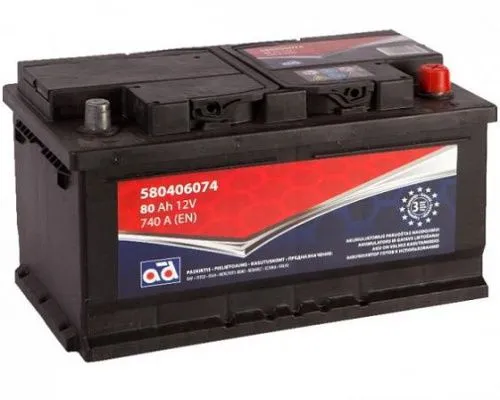 Аккумулятор AD 580406074 80 R+