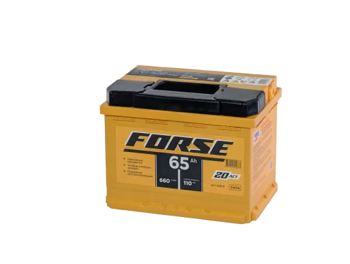 Фото Аккумулятор FORSE 65 Ач, 660 А, 12 v, Обратная R+ (0), DIN L2, B13
