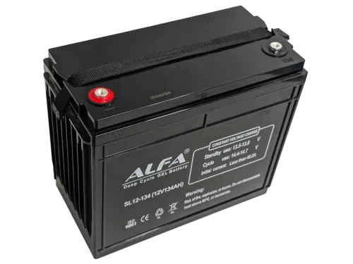 Аккумулятор ALFA Deep Cycle AGM C20 134 Ач, 12 v, Прямая L+ (1) фото