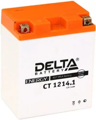 Аккумулятор DELTA CT 1214.1 YB14-BS AGM 14 Ач, 164 А, 12 v, Прямая L+ (1) фото
