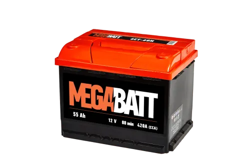 Аккумулятор MEGA BATT 6СТ-55 55 R+