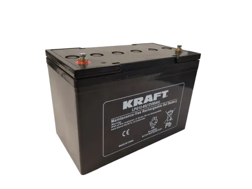 Аккумулятор KRAFT Deep Cycle AGM C20 85 Ач, 12 v, Обратная R+ (0) фото