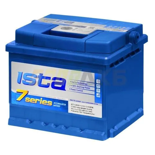Аккумулятор ISTA 7 SERIES 6CT- 45 A2 Н 45 R+