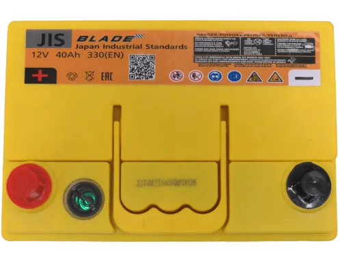 Фото Аккумулятор BLADE 40 Ач, 330 А, 12 v, Прямая L+ (1), JIS B19, B00