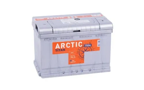 Аккумулятор TITAN ARCTIC 75 R+