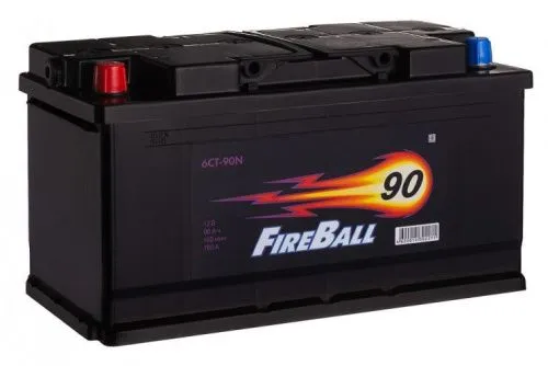 Фото Аккумулятор FIREBALL 90 Ач, 780 А, 12 v, Прямая L+ (1), DIN L5, B13
