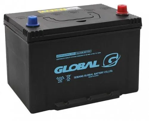 Аккумулятор GLOBAL ASIA 75 R+