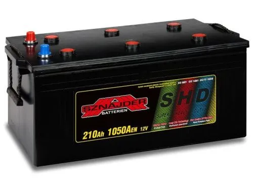 Аккумулятор SZNAJDER SHD 210 Ач, 1050 А, 12 v, Обратная L+ (3) euro, D6 (C), B00 фото