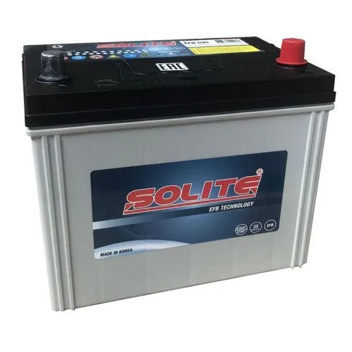 Фото Аккумулятор SOLITE EFB 80 Ач, 790 А, 12 v, Обратная R+ (0), JIS D26, B13