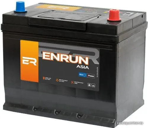Фото Аккумулятор ENRUN 45 Ач, 400 А, 12 v, Обратная R+ (0), JIS B24, B00
