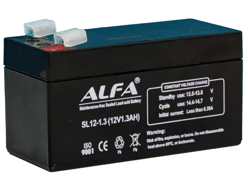 Аккумулятор ALFA UPS AGM 1.3 Ач, 12 v, Обратная R+ (0) фото