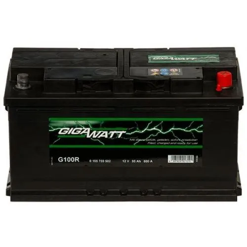 Фото Аккумулятор GIGAWATT 95 Ач, 800 А, 12 v, Обратная R+ (0), DIN L5, B13